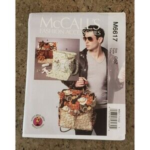 Diaper Bag Used Sewing Pattern McCall's Fashion Accessories M6617 Baby Accessory